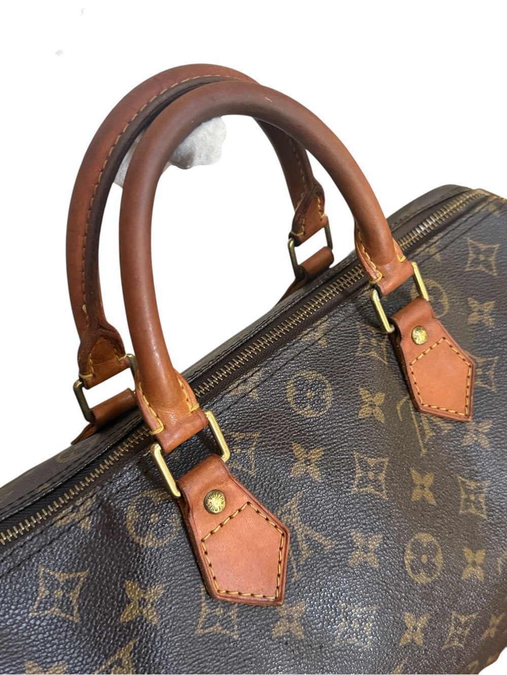 Authenticated Louis Vuitton Speedy 30 Vintage Monogram Bag! EUC! COA! - Picture 16 of 16